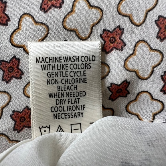 Max Studio tie gathered collar in a cool, lightweight fabric - Picture 9 of 9